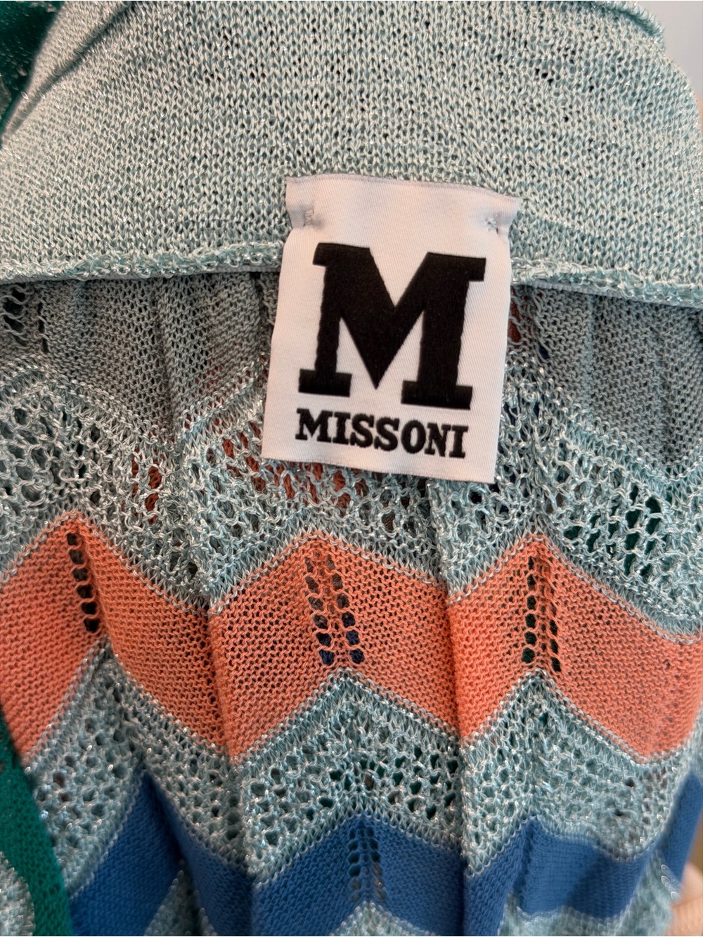 Vintage Missoni Zig Zag Pattern Maxi Dress - Picture 6 of 8